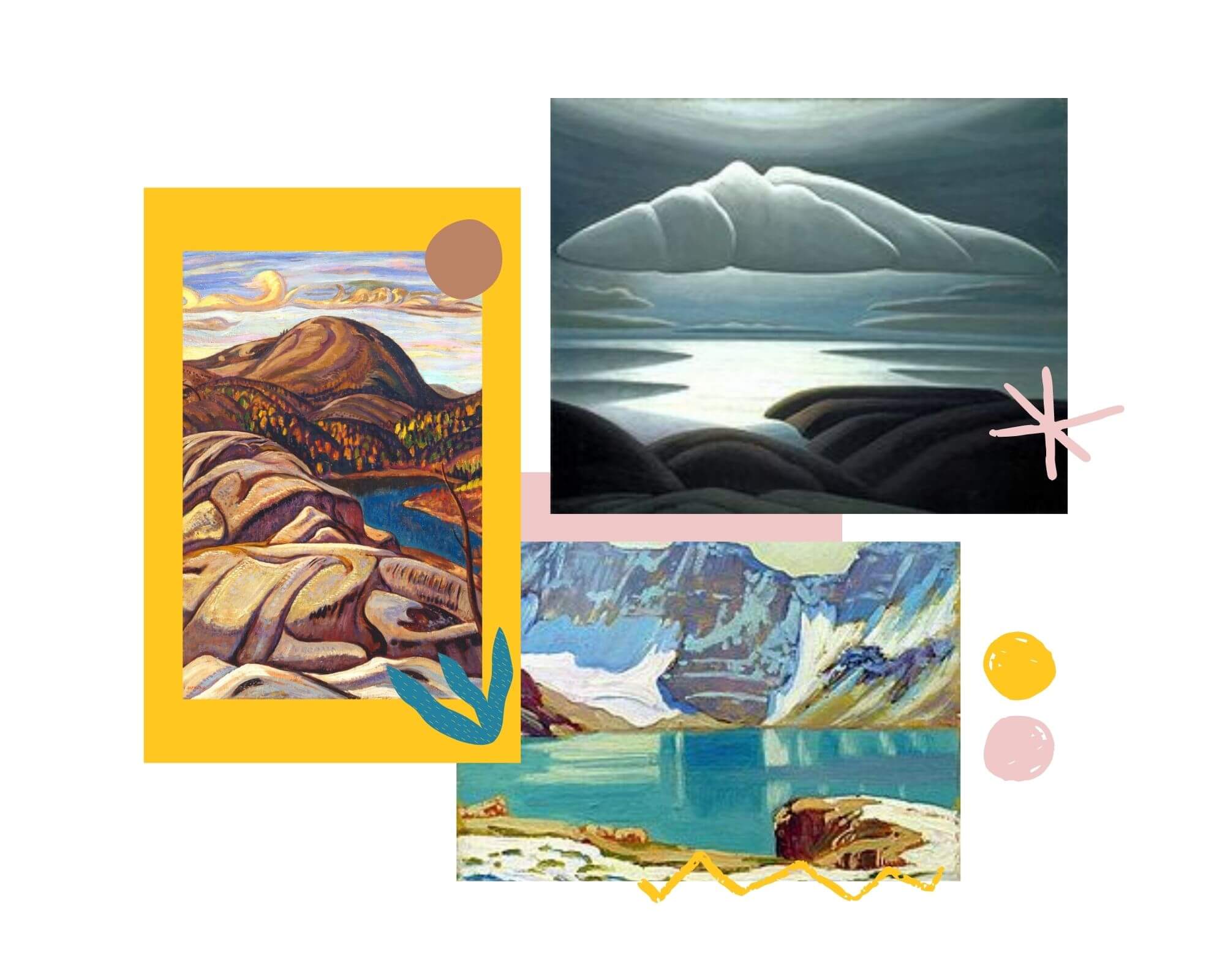  group of seven paintings